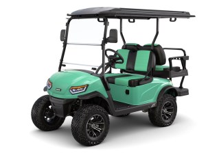 Sea Foam Madjax E4 Series LIthium Lifted Golf Cart